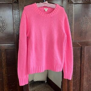 J CREW Merino Sweater in Pink - Womens L